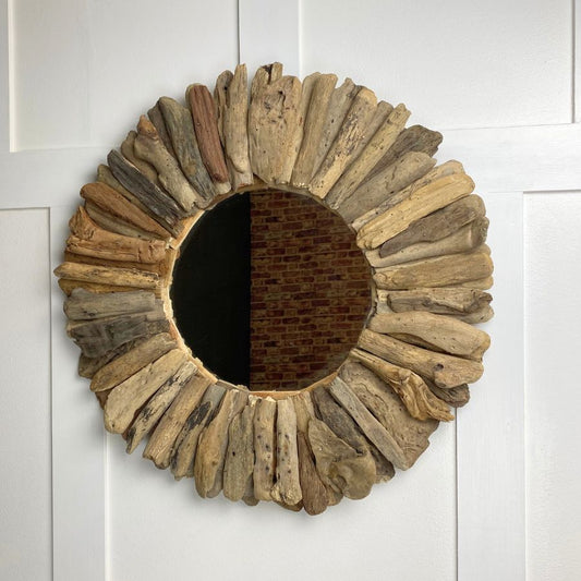 Driftwood Circle Mirror - Small